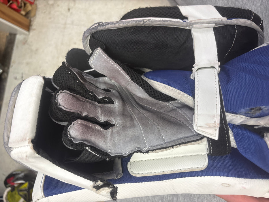 Used CCM Axis 1.9 Goalie Blocker Size Intermediate