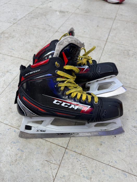 Used CCM JetSpeed FT2 Goalie Skates 10.0D