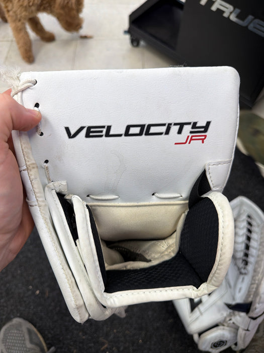 Used Vaughn Velocity VX1 Junior Catcher and Blocker Set