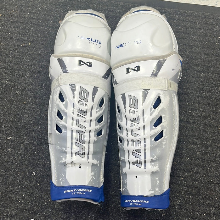 Used Bauer Nexus 14” Shin Pads
