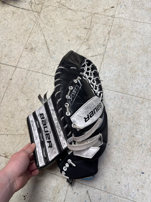 Used Bauer GSX Goal Catcher and Blocker Set Junior