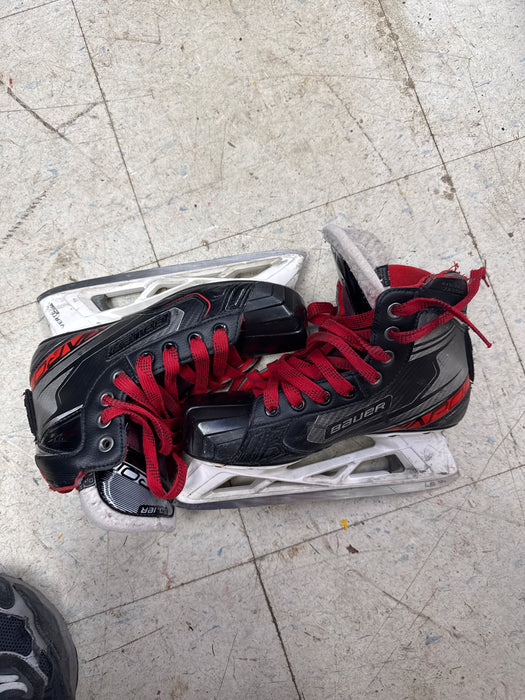 Used Bauer Vapor X2.7 Goalie Skates Size 4.5D