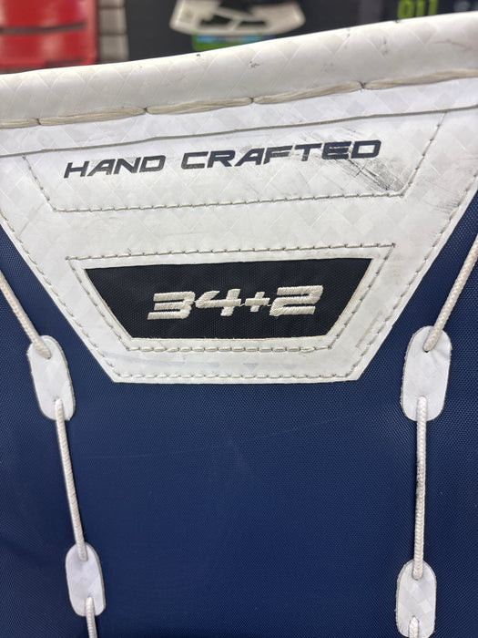 Used Vaughn V10 Goal Leg Pads Senior Size 34+2