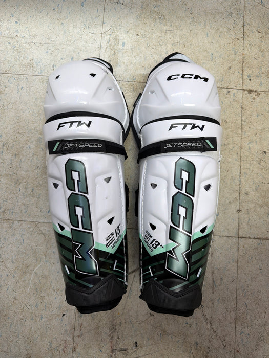 Used CCM JetSpeed FTW 13” Shin Pads