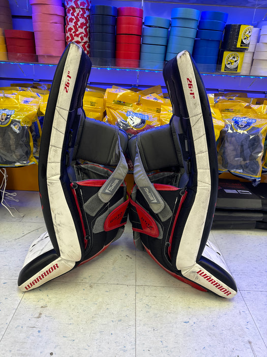 Used Warrior R\GT2 Junior 26+1” Goalie Leg Pad