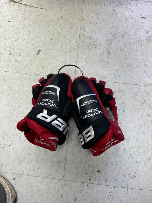 Used Bauer Vapor x80 10” Junior Gloves