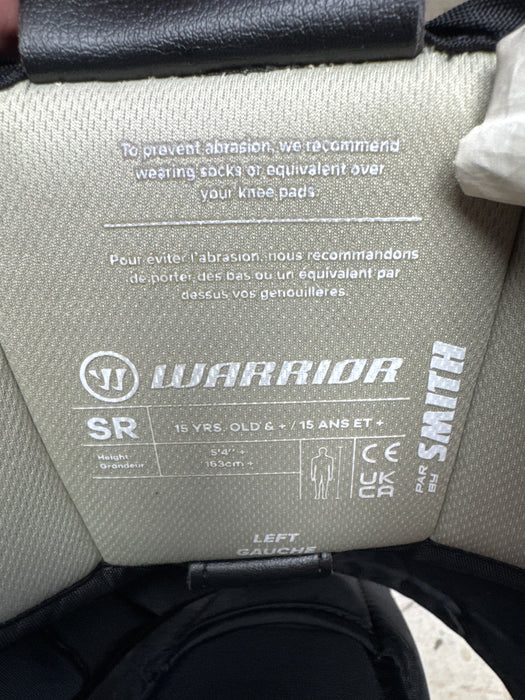 Used Warrior Ritual X5 Pro Goalie Knee Pads Senior
