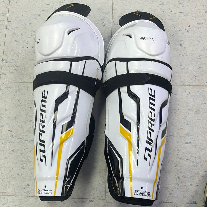 Used Bauer Supreme 150 14” Shin Pads