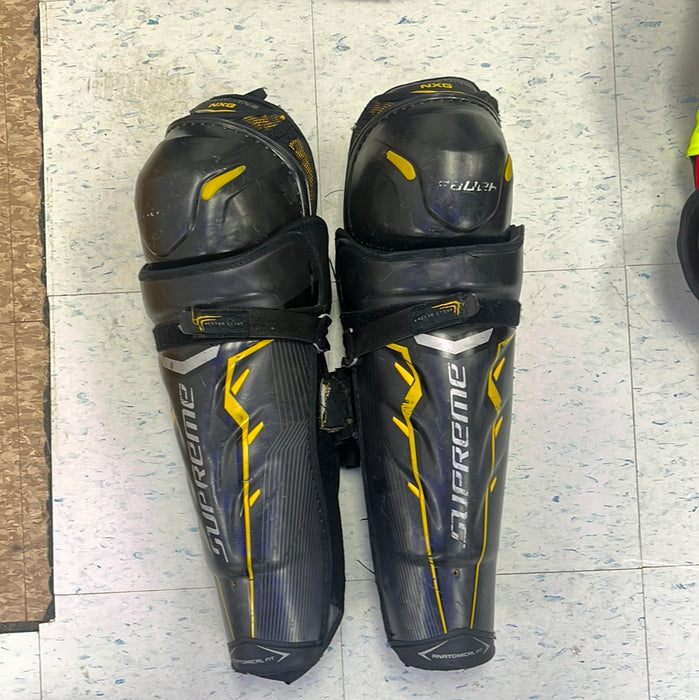 Used Bauer Supreme NXG 17” Shin Pads