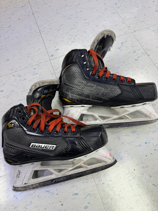 Used Bauer S27 Goal Skates 3.5D