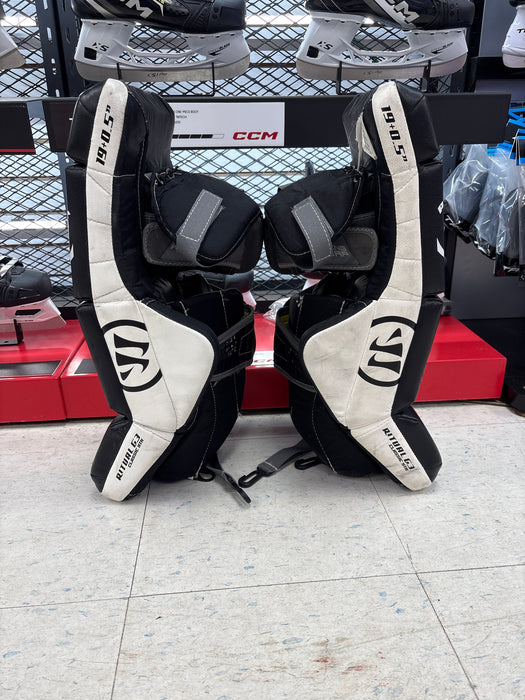 Used Warrior Ritual G3 Youth 19"+0.5" Leg Pads