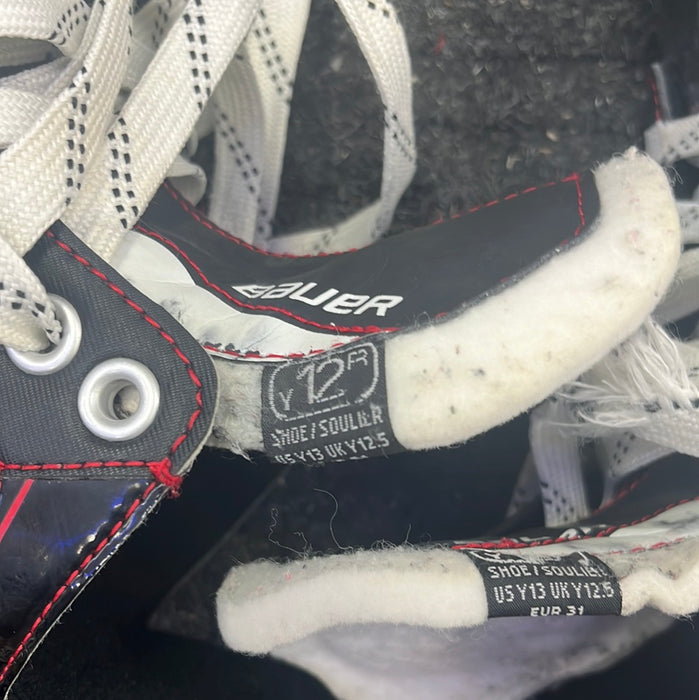 Used Bauer Vapor X300 Size 12 Youth Player Skates