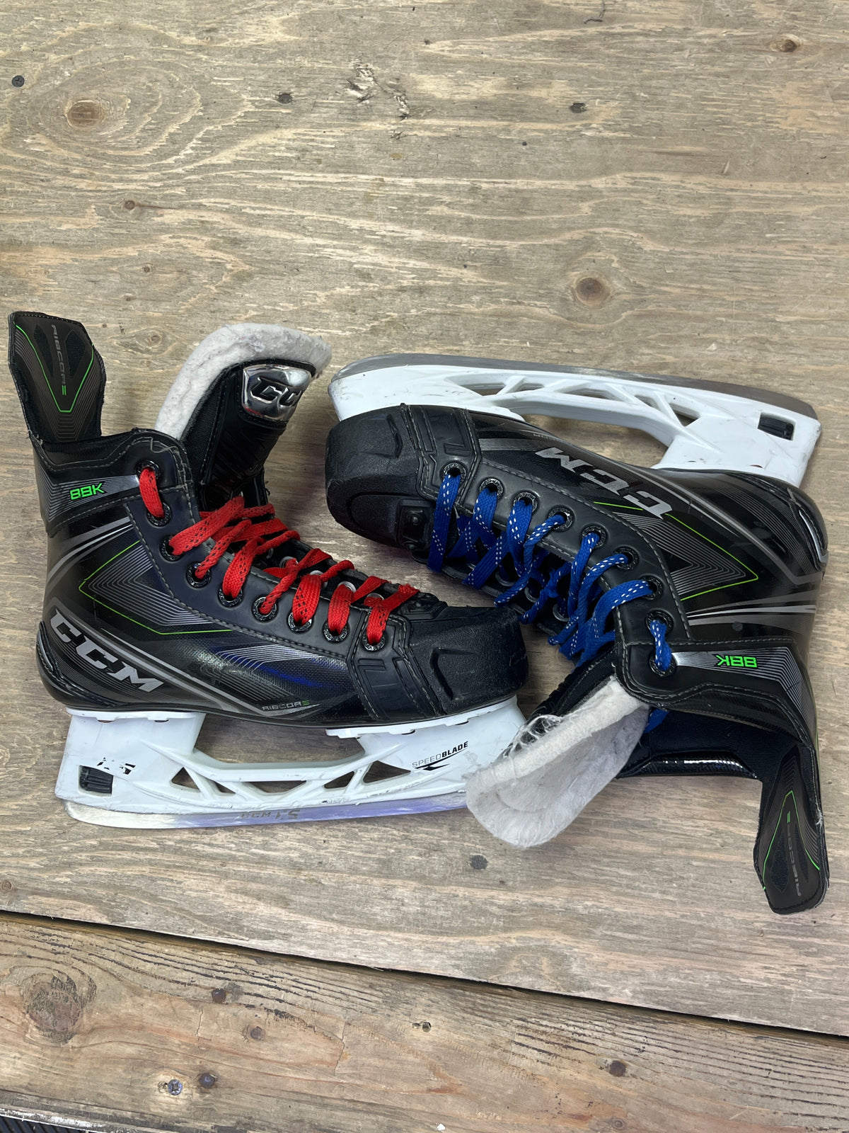 Ccm Ribcore 8 Used CCM RibCore 88K Size 4 Skates — Crow's Sports Hockey