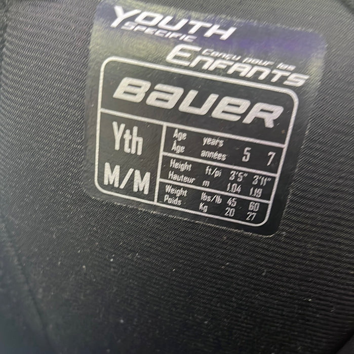 Used Bauer Lil Sport Youth Medium Shoulder Pads