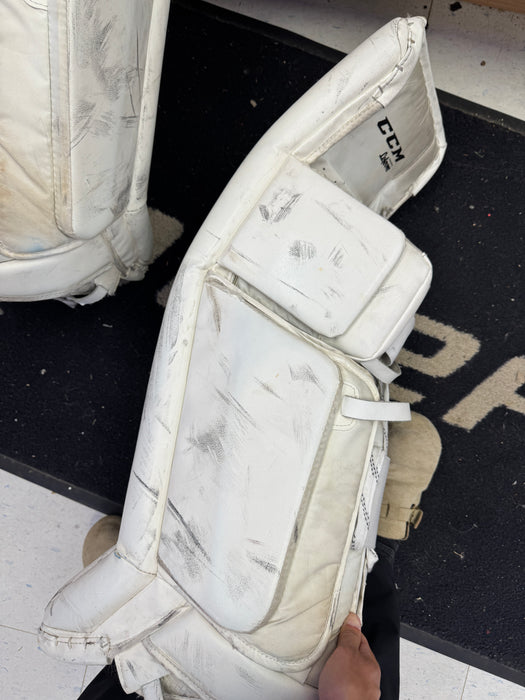 Used CCM Premier R1.5 Goalie Leg Pads 34" + 1"