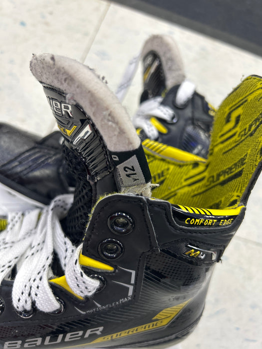 Used Bauer Supreme M4 Youth Player Skates 12.0Y