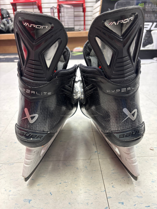 Used Bauer Vapor Hyperlite 2 AHL Pro Stock Size 10.0 Skates