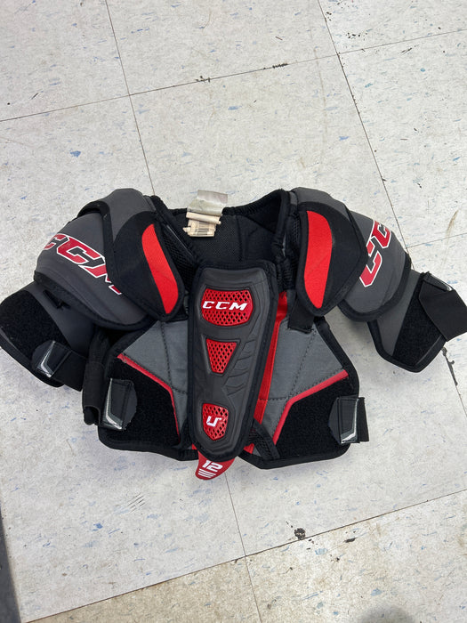 Used CCM U+ Junior Player Shoulder Pads