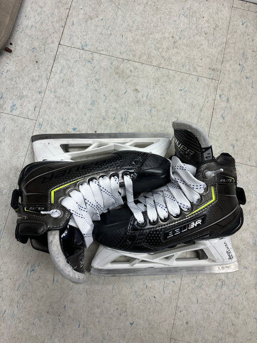 Used Bauer Elite Size 1.5D Junior Goal Skates