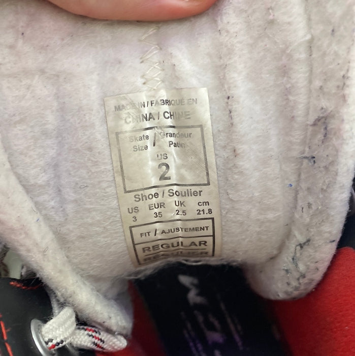 Used CCM JetSpeed FT475 Size 2 Skates