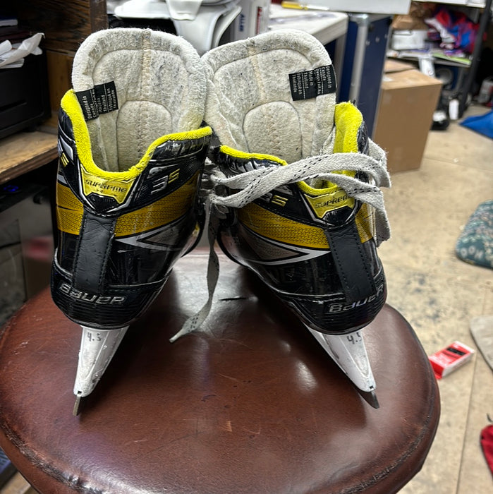 Used Bauer Supreme 3s Size 4.5 Intermediate Goal Skates