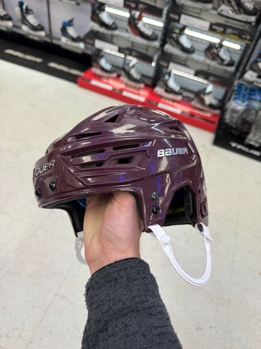 Used Bauer RE-AKT 150 Helmet Medium Maroon