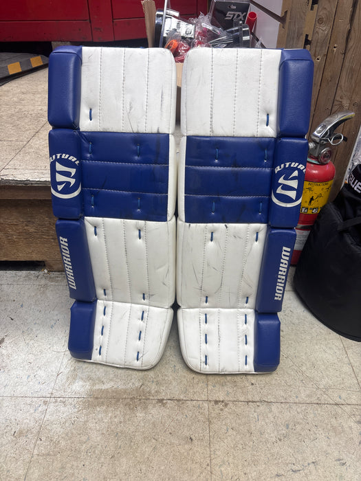 Used Warrior RG3 Goalie Leg Pads Youth 23+.05”