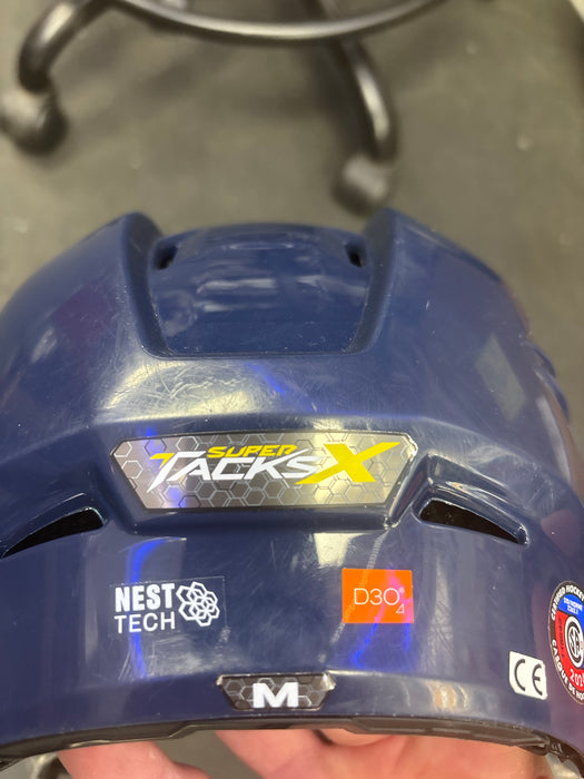 Used CCM SuperTacks X Helmet Size Senior Medium