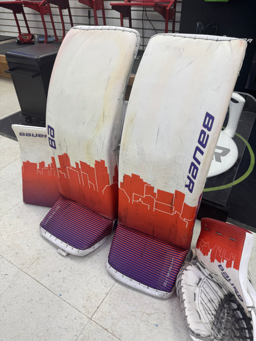 Used PRO STOCK Bauer Hyperlite Goalie Set 35" Large