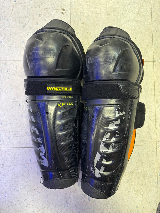 Used CCM Tacks XFPro Shin Pads 14”