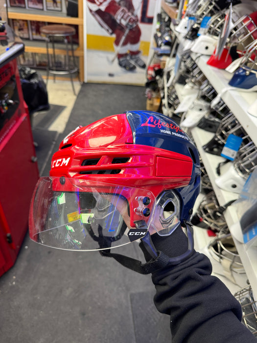 PRO STOCK Oshawa Generals CCM SuperTacks X Helmet Medium
