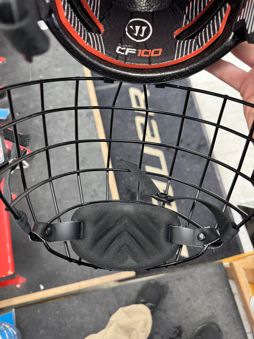 Used Warrior CF100 Helmet Combo Senior Medium