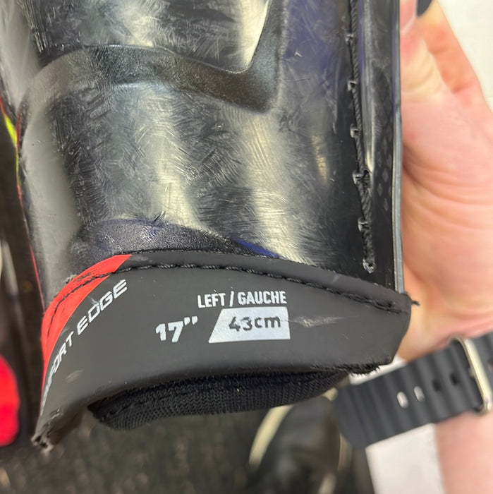 Used Bauer Vapor X2.9 17” Shin Pads