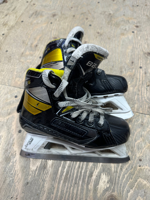 Used Bauer Supreme 3s Goal Skate 1ee