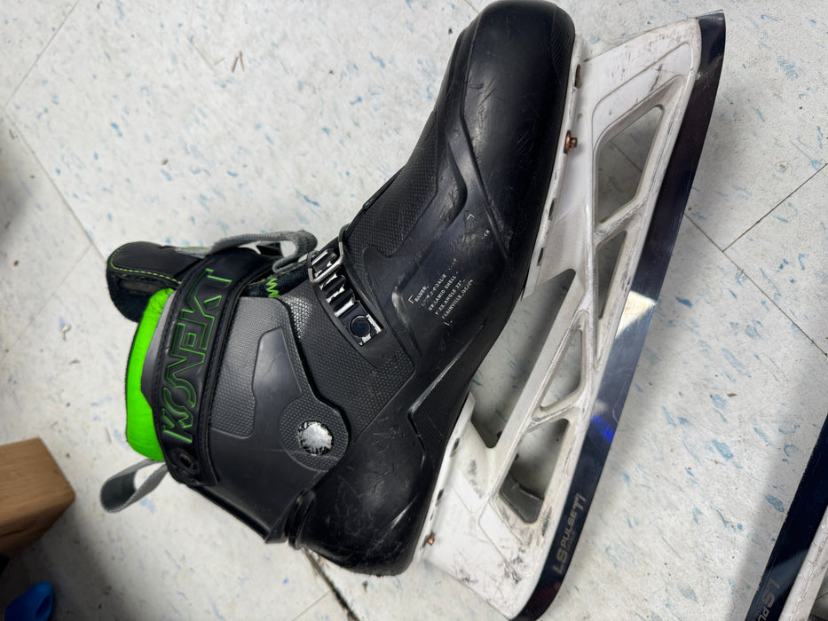 Used Bauer Konekt Goalie Skates Size 9