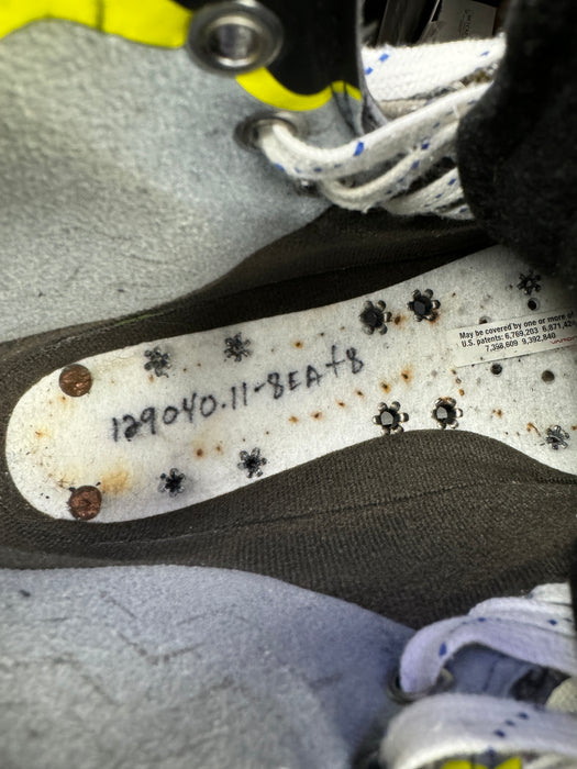 Used Bauer HyperLite2 Timothy Liljegren Leafs Pro Stock Skates Size 8E