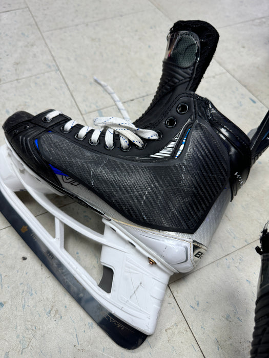Used Bauer HyperLite2 Timothy Liljegren Leafs Pro Stock Skates Size 8E