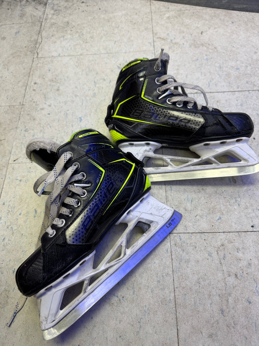 Used Bauer GSX Goalie Skates Size 3.5D