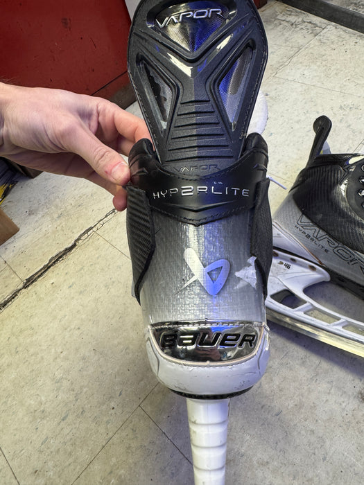Used Bauer Hyperlite2 Pro Stock Skates Size 10.5