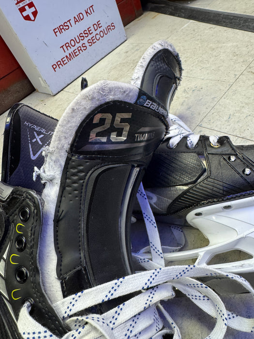 Used Bauer Hyperlite Pro Stock Skates Size 10.75