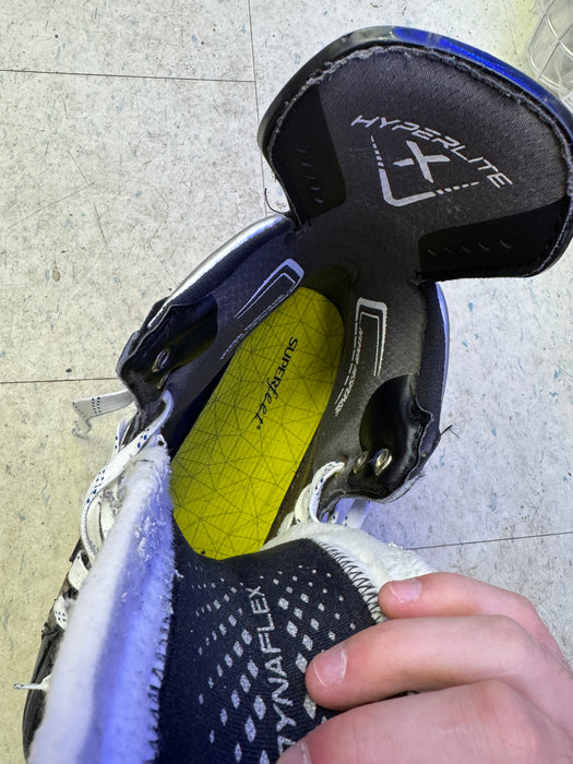 Used Bauer Hyperlite Pro Stock Skates Size 10.75