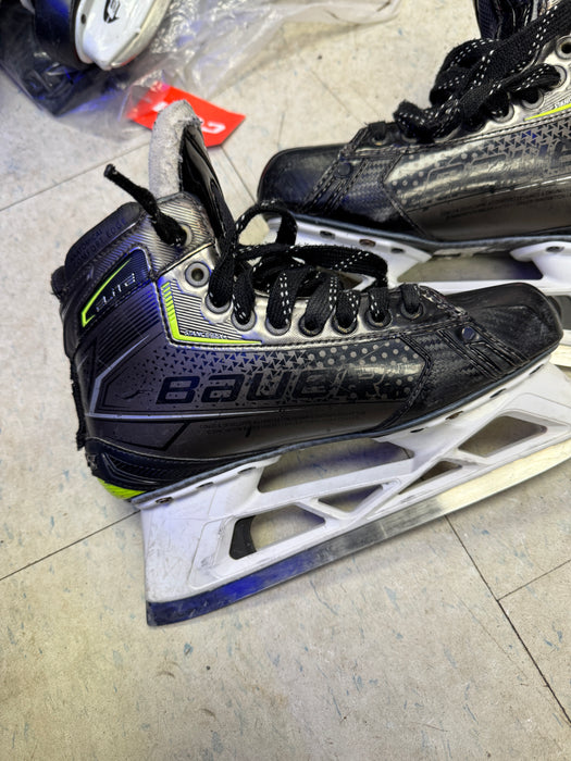 Used Bauer Elite Goal Skates Size 7 fit 1