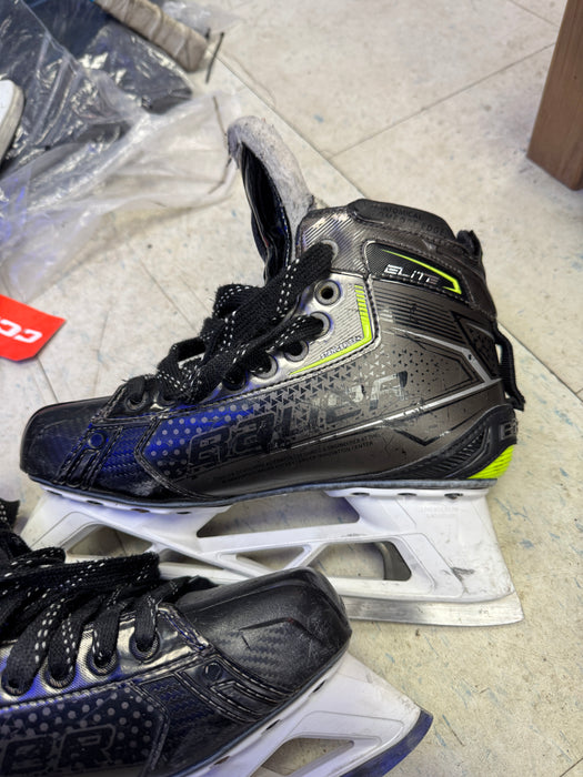 Used Bauer Elite Goal Skates Size 7 fit 1
