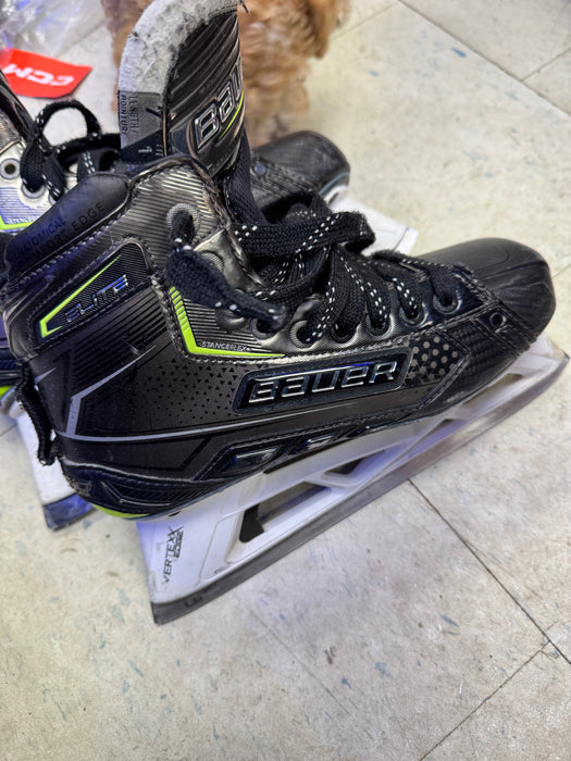 Used Bauer Elite Goal Skates Size 7 fit 1