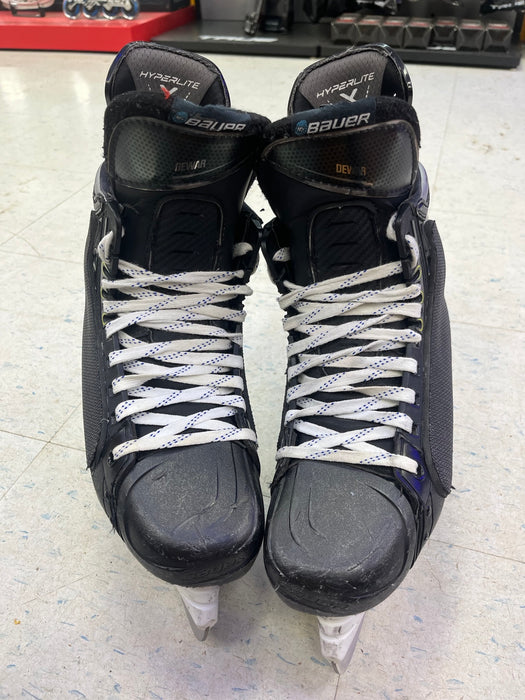 Used Bauer Hyperlite Skates Size 9.0D - C. Dewar