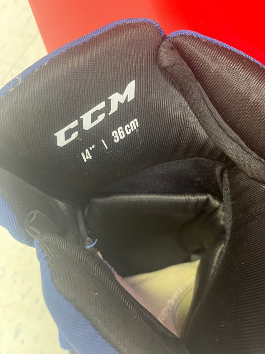 Used CCM Pro Stock 14" Gloves - P. Engvall