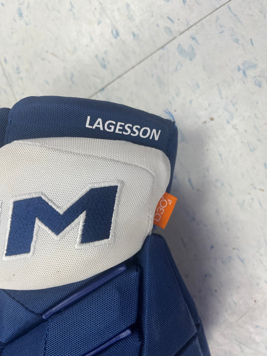 Used CCM Pro Stock 14" Gloves - W. Laggeson