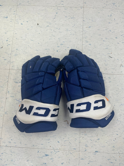 Used CCM Pro Stock 14" Gloves - N. Gregor