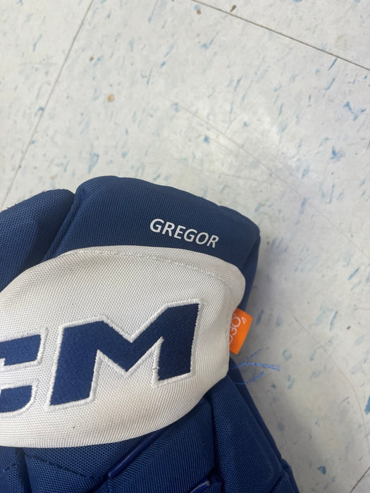 Used CCM Pro Stock 14" Gloves - N. Gregor