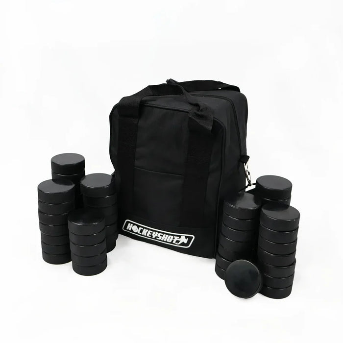 HockeyShot Insulated Puck Bag + 50 Pucks